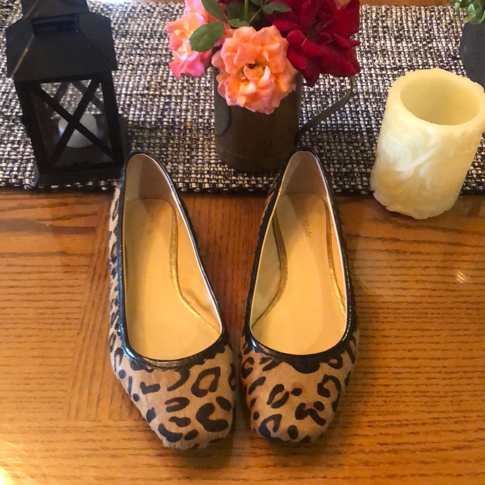 Kate Spade Leopard flats